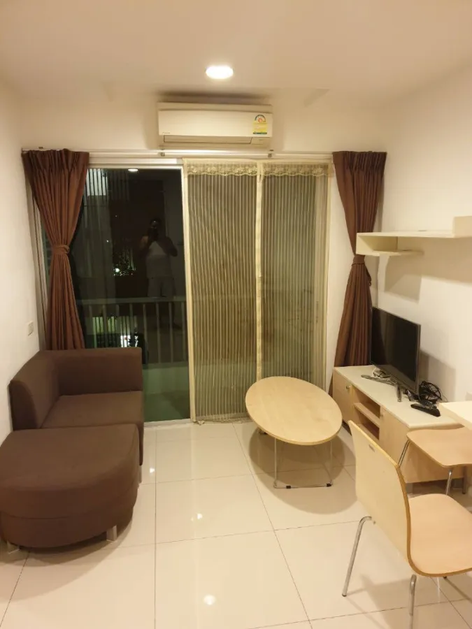 For rent urgently!! Condo Whizdom Punnawithi Station, fully furnished, good location, convenient transportation, don't miss it!!