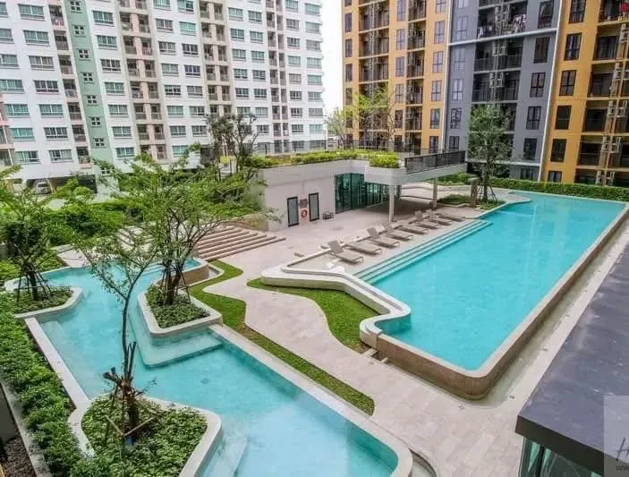 For sale, for rent!! Plum Condo Pinklao Station, 12A floor, full facilities, ready to move in, don't miss it!!