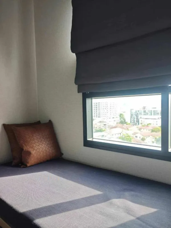 For rent chapter one mid town ladprao 24 ห้องสตูดิโอ ตกแต่งสไตล์ลอฟท์ เฟอร์ครบ วิวสวนบรรยากาศดี