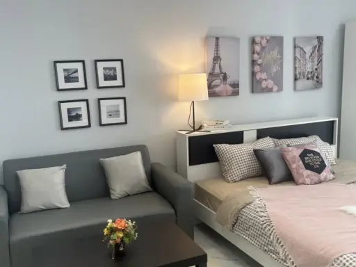 City Home Ratchada-Pinklao for rent, 8th floor unit. Great location, convenient transportation, fully furnished with appliances. Book now!