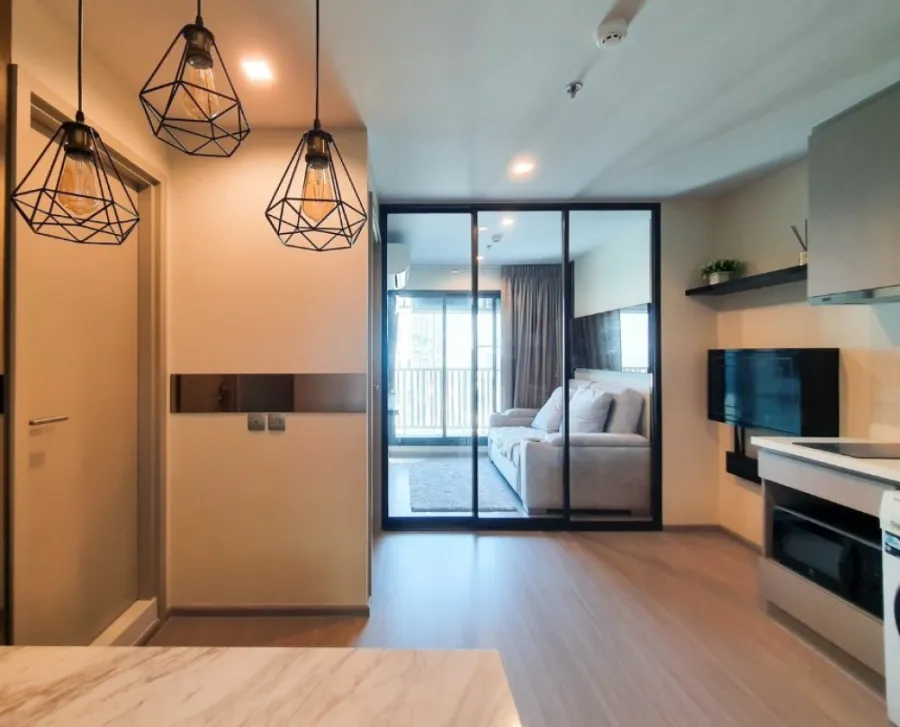For rent Life Ladprao, perfectly decorated room, very livable, fully furnished and electrical appliances, book now
