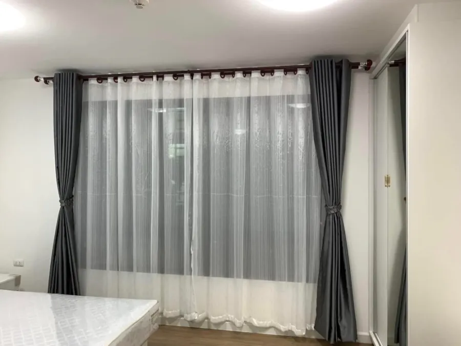 For rent, Icondo Salaya Phase 2, 2nd floor, not high, separate rooms, complete facilities, don't miss it.