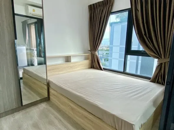 ให้เช่า Kensington Sukhumvit-Theparak ห้องน่าอยู่ เฟอร์นิเจอร์และเครื่องใช้ไฟฟ้าครบครัน หิ้วกระเป๋าเข้าอยู่ได้เลยจ้า