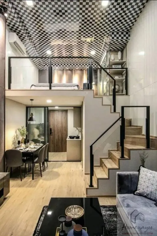 คอนโด เดอะริช พระราม 9-ศรีนครินทร์ ห้อง Loft ชั้น 26 ห้องมุม พลาดไม่ได้เลย