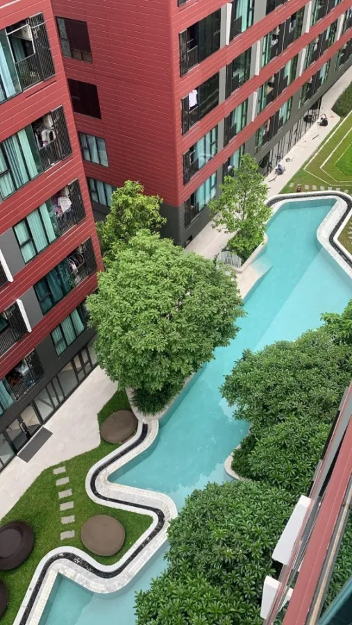 Kave Tu for rent, nice decorated room, 8th floor, top floor, plus pool view Convenient, complete in one place Well like this, you have to come and res
