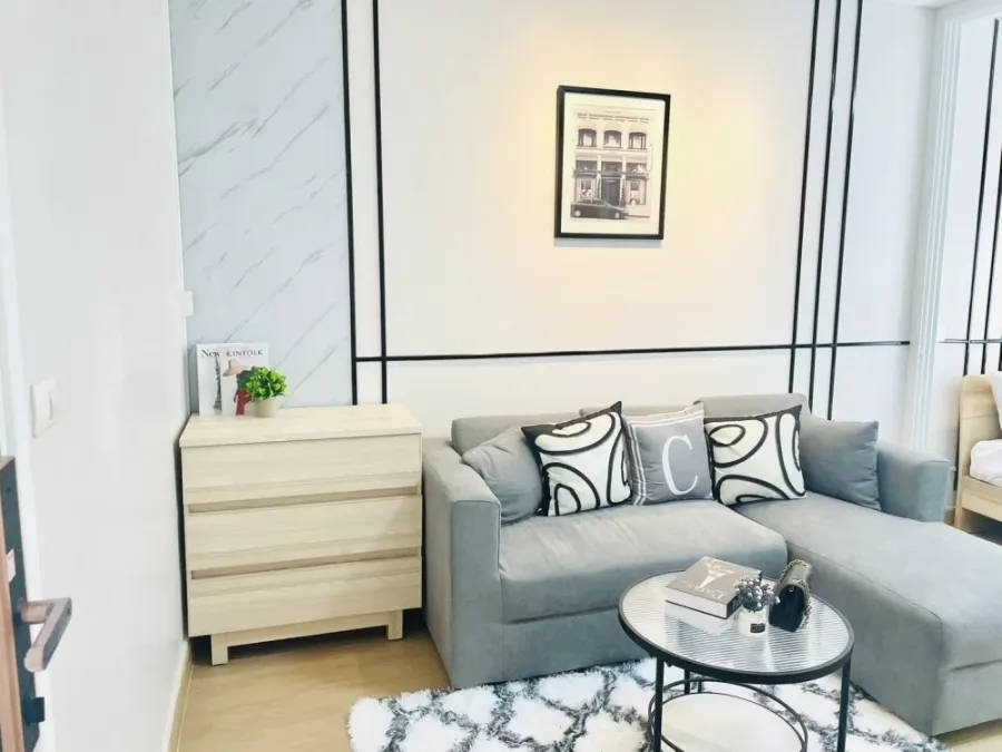 ให้เช่า The Tree Condo Ladprao 1 ห้องนอน 1 ห้องน้ำ แต่งสวยคุมโทนสุดปัง เฟอร์ครบ จองเลย