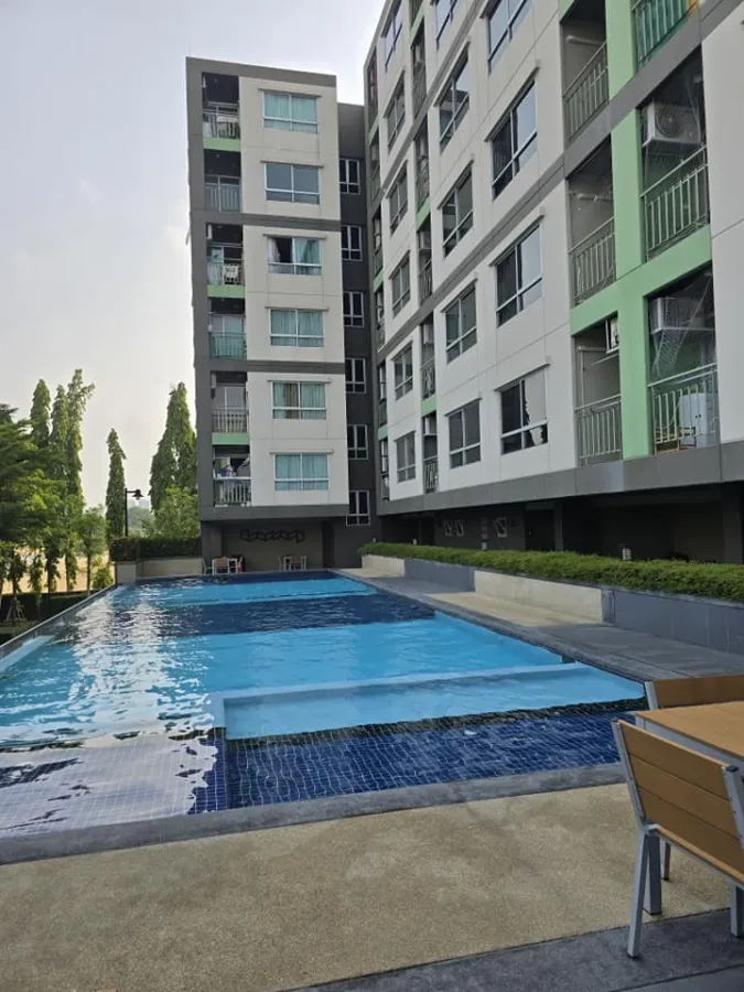 Condo for sale or rent, Lumpini Ville Sukhumvit 76 Bearing-Station Phase 1, room ready to move in, complete here, book now.