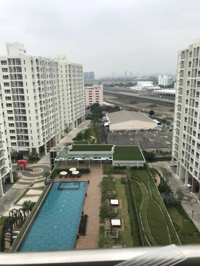 For rent!! Condo Supalai Wellington 2, 12th floor, Building 5, beautiful room, ready to move in immediately. Hurry and book now!!