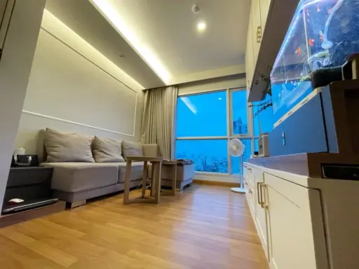 Sale Lumpini Park Vibhavadi-Chatuchak, corner room, city view, decorated, Built in, ready to move in. Book now. Hurry up.