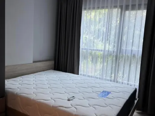 ให้เช่า Aspen Condo ลาซาน เฟอร์นิเจอร์ครบ เครื่องใช้ไฟฟ้าครบ วิวระเบียงเห็นต้นไม้ร่มรื่น สนใจจองเลย