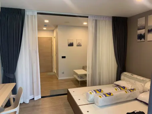 For rent kave town space 1 ห้องนอน 1ห้องน้ำ ระเบียงหันทางทิศเหนือ ลมเย็นสบาย สนใจย้ายด่วนๆจ้า images