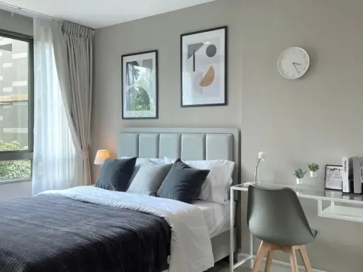 Urgent. Condo Metro Luxe Ratchada for rent, spacious room, beautiful room decoration, luxurious, classy, don't wait, book now. images
