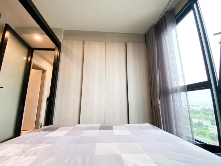 For sale, for rent, Ideo Mobi Sukhumvit East Point, 20th floor, nice room, fully furnished, book now, don't miss out.