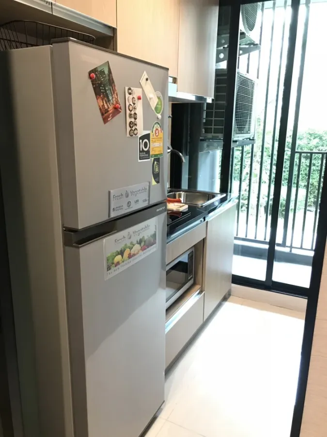 For rent!! Niche Mono Sukhumvit-Bearing condo, 8th floor, fully furnished, complete common area, don't miss it!!