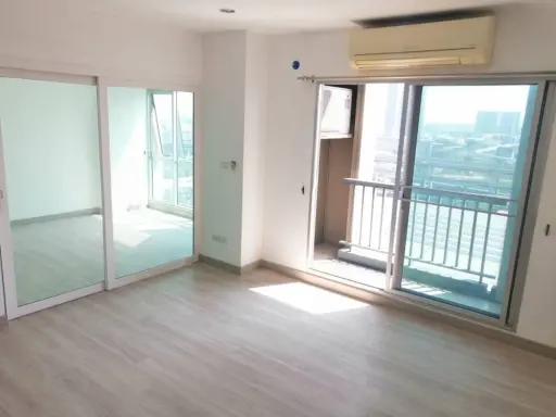 For sale: The Key Chaengwattana, 15th floor, good view, empty room, room decoration line, don't miss it, hurry and reserve now.