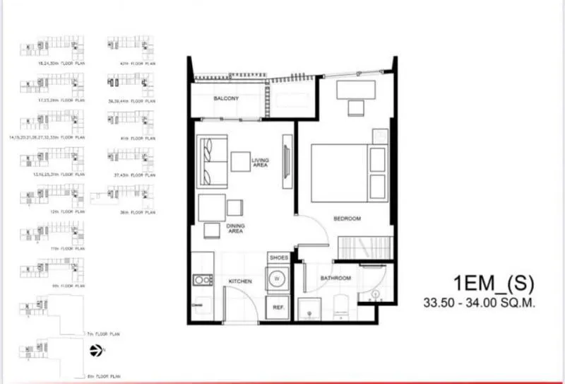 Condo for sale - The Line Phahon - Pradipat, very good value with many amenities, book now, don't wait.