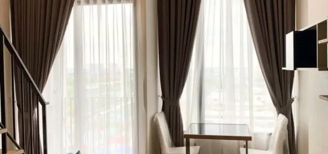 ให้เช่า Blossom Condo @ Fashion ห้อง Duplex เพดานสูง โล่งโปร่งสบาย ราคาดีจัด รีบย้ายมาเลย images