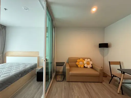 For rent: Regent home bangna, usable area 28 sq m, 12th floor, Building A, fully furnished, ready to move in, must hurry and reserve now.