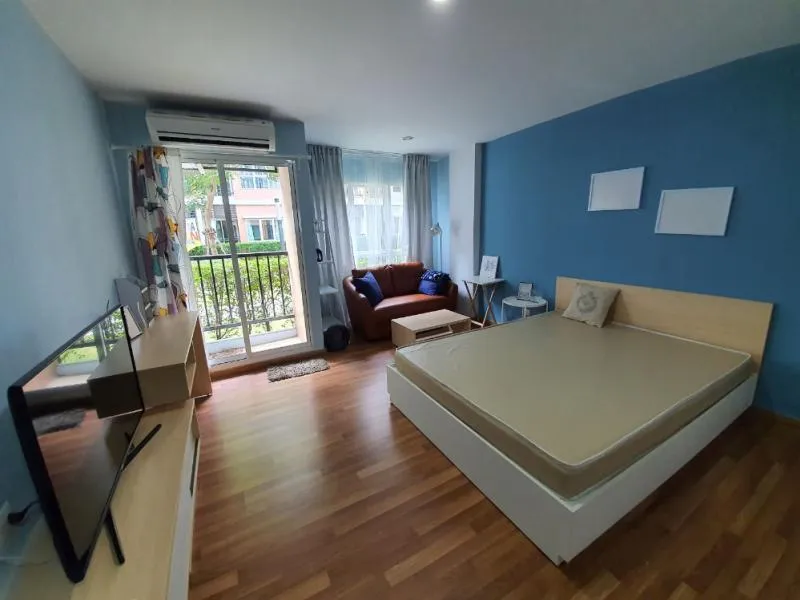 ให้เช่าคอนโด ไมอามี่ บางปู 25ตรม. ห้องสวย อาคาร15 ชั้น1 เฟอร์ครบ