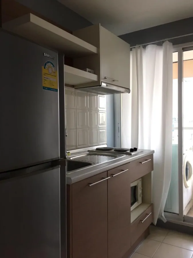 Condo for sale, Ivy Ratchada, studio room, private corner room Fully furnished, electrical appliances. Hurry up to reserve. Bring your bag.