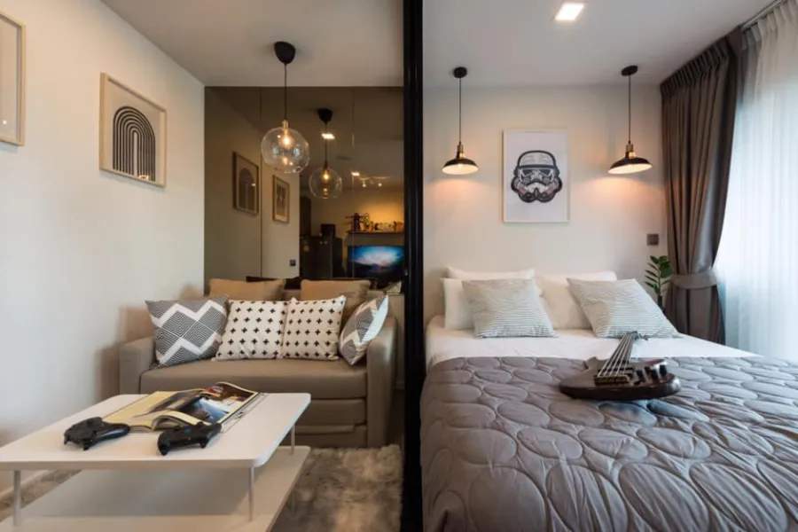 KAVE TOWN SHIFT ให้เช่า ชั้นสูง ห้องสวยน่าอยู่ เฟอร์นิเจอร์ และเครื่องใช้ไฟฟ้าครบครัน สนใจรีบเลยจ้า