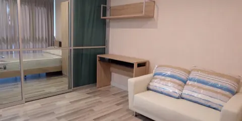 ให้เช้า The cube พลัส แจ้งวัฒนะ ห้องน่าอยู่ ตกแต่งเรียบๆ เฟอร์ครบเครื่องใช้ไฟฟ้าพร้อม สนใจแล้วจองเลย