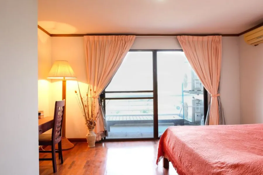 For rent, Pattaya Hill Resort, sea view, beautiful room, fully furnished, complete electrical appliances, ready to move in, hurry up