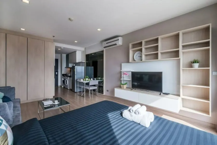 ให้เช่า คอนโด Sky Walk & Weltz Residence ชั้น 19 วิวสวย ห้องตกแต่งโทนสีสบายตา จองก่อนได้ก่อนน้าา