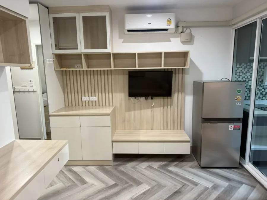 ให้เช่า Regent Home Sukhumvit 97/1 1 ห้องนอน 1 ห้องน้ำ บิ้วอินหัวเตียงอย่างดี มาพร้อมเฟอร์ครบครัน จองเลย