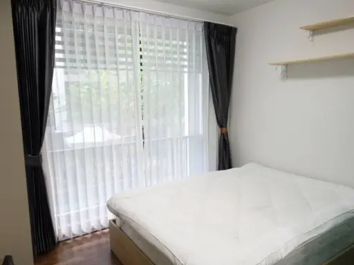 Condo for sale, A Space Sukhumvit 77, pool view, balcony next to the bedroom, fully furnished, you can move in, book now.