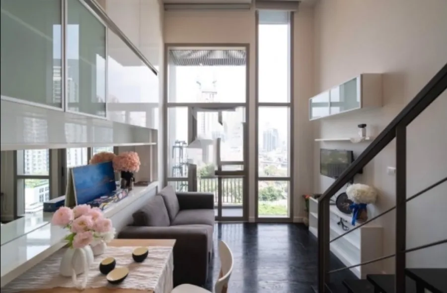 For rent!! Condo Ideo Morph 38, 9th floor, city view, convenient transportation, near BTS Thonglor, don't miss it!!