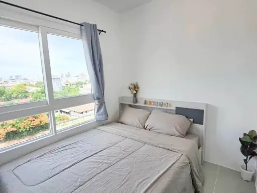 ให้เช่า The Trust Condo Central Pattaya ห้องชั้น 8 เฟอร์นิเจอร์ครบครัน หิ้วกระเป๋าเข้าอยู่ได้เลยจ้า