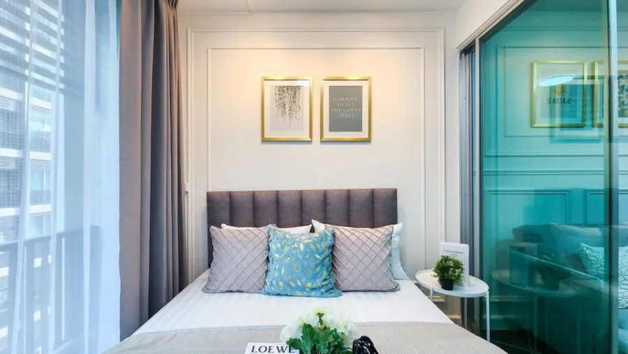 Condo for sale, A Space Me, Sukhumvit 77, decorated in bright tones, good price, and so nice to live in, don't miss it.