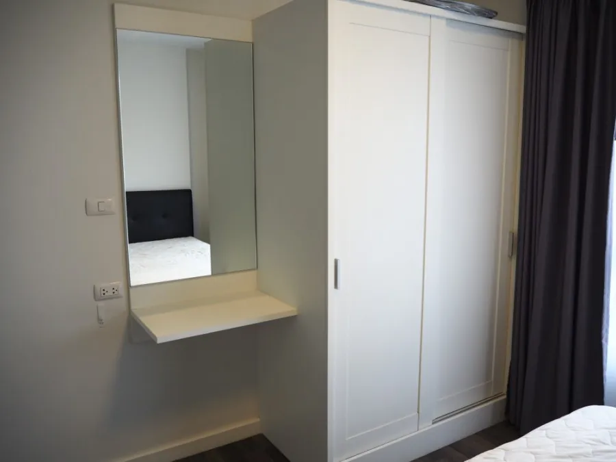 For rent!! D Condo Sukhumvit 109, 2nd floor, Building A, full facilities, ready to move in, don't miss, book now!!
