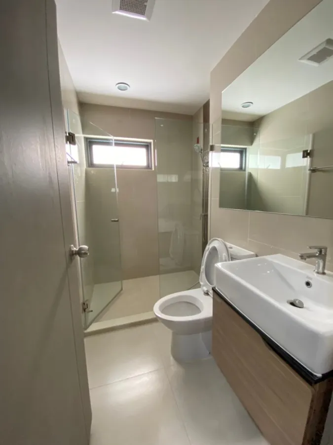 For rent, Ideo Thapra Interchange, the partition room is proportional. ready to move in You can't miss this price. Hurry up to reserve now.