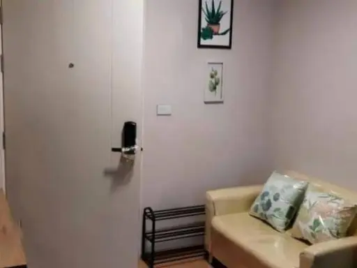 Condo for rent, Plum Condo Mix Chaengwattana, 2nd floor, near the seventh Fully furnished, ready to move in. Urgent.