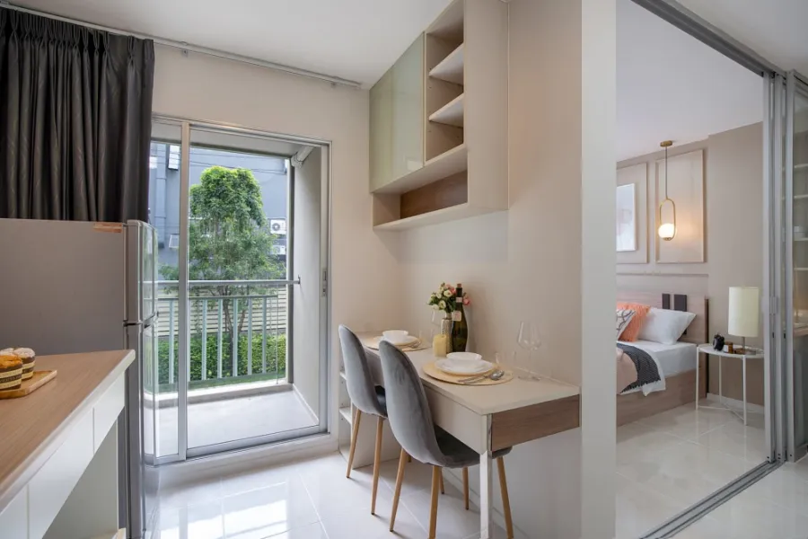 ขาย ลุมพินี คอนโดทาวน์ รามอินทรา-ลาดปลาเค้า ห้องแต่งสวย พร้อมอยู่ ชั้น 2 ทิศใต้ วิวโล่ง จองด่วน!