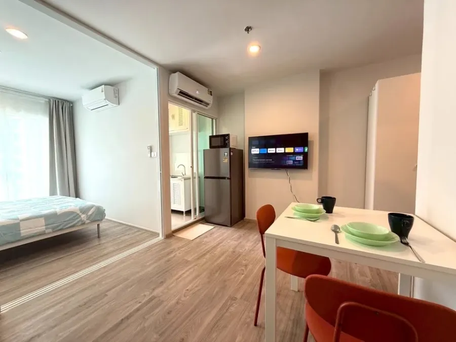 ให้เช่า คอนโด Regent Home Bangna ห้องน่าอยู่ เฟอร์ เครื่องใช้ไฟฟ้าครบ ลากกระเป๋าเข้าอยู่ได้เลย อย่ารอช้า