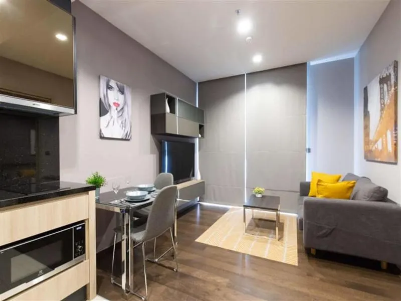 FOR SALE !! The line ratchathewi ขนาด 35 sq.m แต่งสวยพร้อมอยู่ บอกได้เลยว่าคุ้มมม