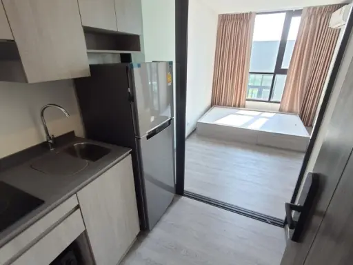 For rent: The Origin Sukhumvit - Sai Luat E22 Station, 8th floor, partition room, comes with complete decorations. Book now.