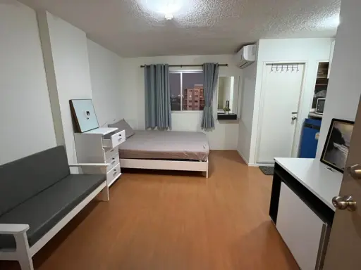 For rent: Lumpini CondoTown Romklao – Suvarnabhumi, corner room, not crowded, fully furnished, book now