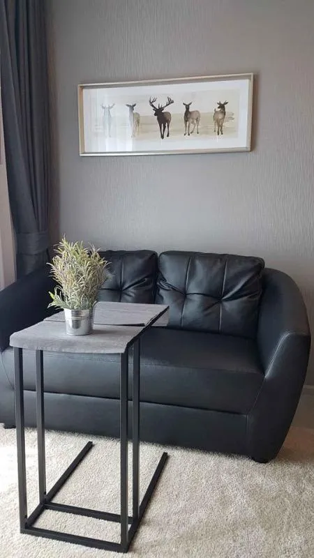 For rent, Rhythm Asoke, nice room, fully furnished, high floor, beautiful view, don't let the room slip away.