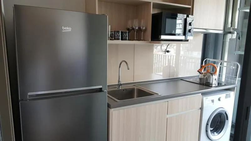 Condo for rent, Ideo O2, beautiful room, fully built, ready to move in, unblocked view, convenient transportation, near BTS, hurry