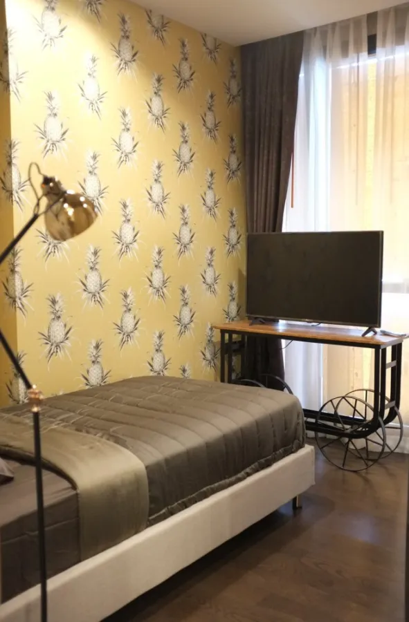 For sale, for rent, Condo The Line Ratchawithi, beautiful room, decorated, ready to move in, first come first served.