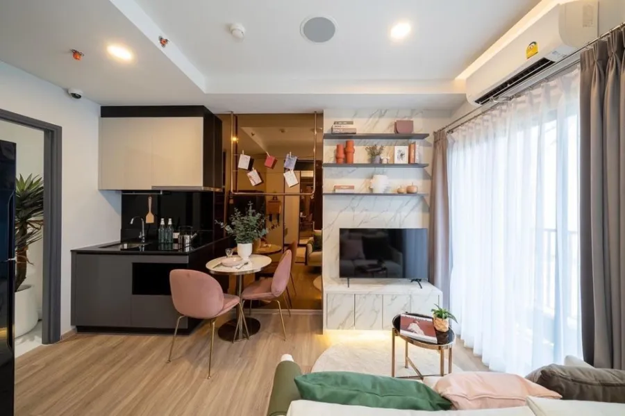 ขายใบจองคอนโด เดอะสเตจ มายด์สเคป รัชดา - ห้วยขวาง ชั้น 7 ระเบียงทิศตะวันออก ราคคุ้ม มาเป็นเจ้าของเลย