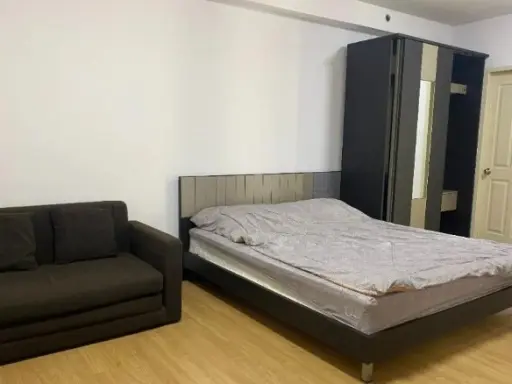 For rent, Supalai Park Khae Rai-Ngamwongwan, 6th floor, fully furnished room, ready to move in immediately. Hurry up to reserve now.