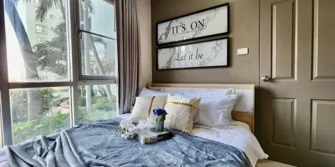 ให้เช่า Lumpini place water cliff ชั้น 10 วิวสระแจ่มๆ ห้องตกแต่งสไตล์โมเดิร์น น่าอยู่ขนาดนี้ จองเลย