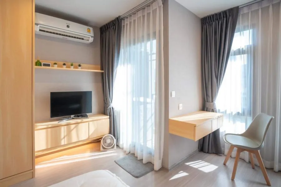 ให้เช่า!! คอนโด แอสปาย อโศก-รัชดา ห้อง studio ตกแต่งสวย ห้องโทนขาวสบายตา ราคาสบายใจ ห้ามพลาดดดด!!