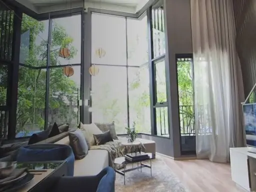 Sale down payment Knightsbridge Space Rama 4, beautiful position, high floor, long view to Asoke, don't miss it.