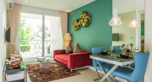 ขาย Grande Caribbean Resort Pattaya ห้องกว้างพื้นที่ใช้สอยเยอะ เห็นวิวสระว่ายน้ำ ห้ามพลาด